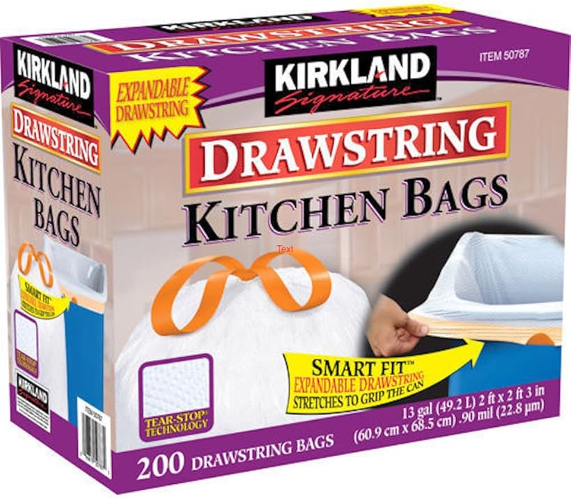 Kirkland Signature recyclable Drawstring Kitchen